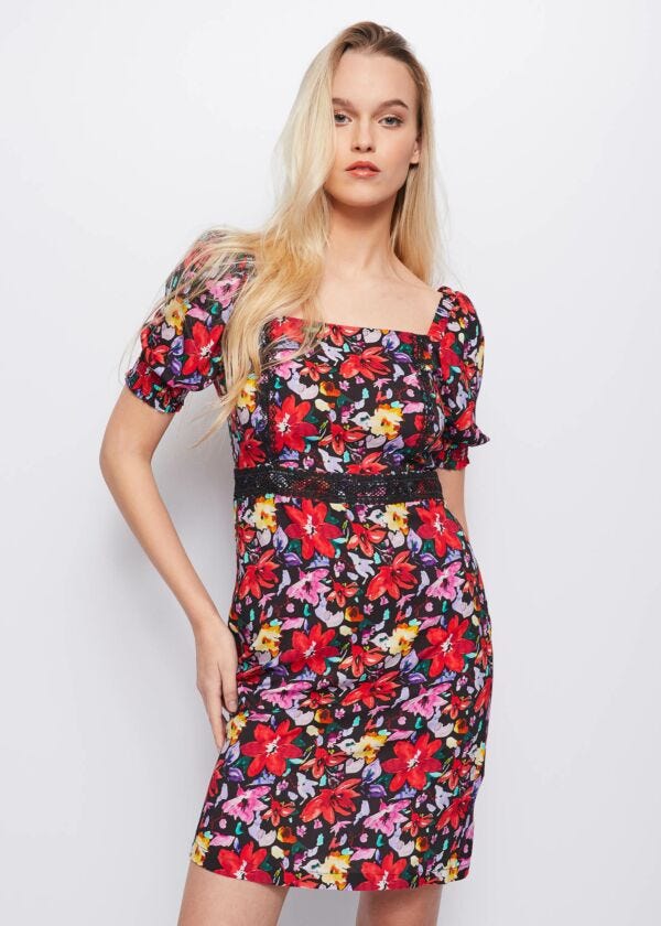 Robe avec imprimé floral Gaudì Jeans