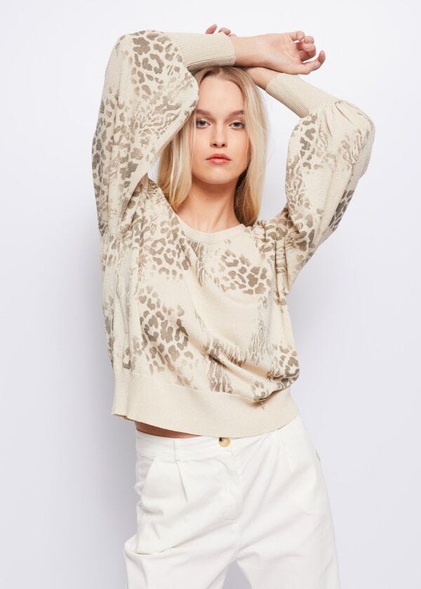 Knit jumper with print Gaudì Jeans