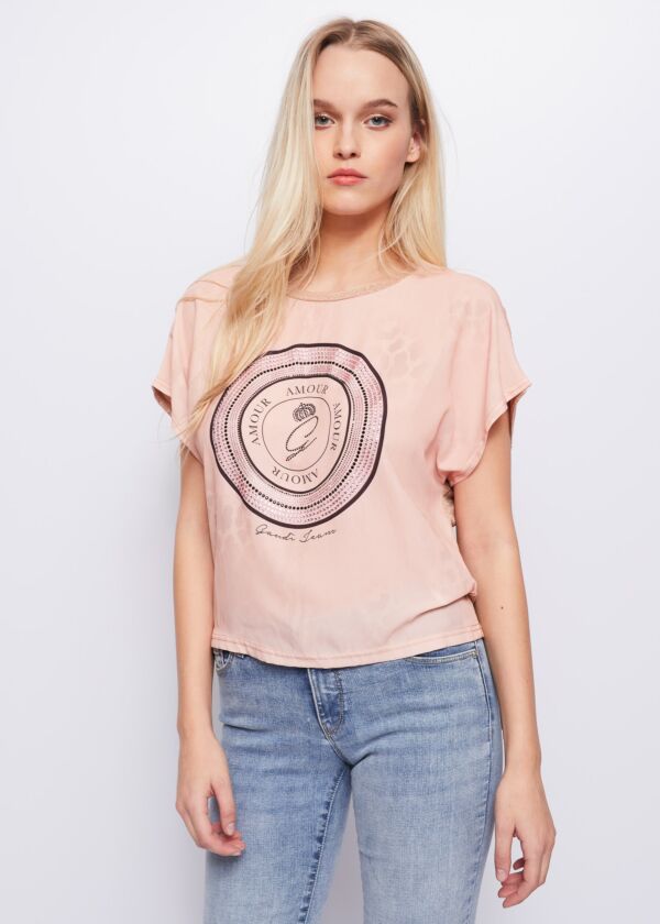 Lurex jersey T-shirt Gaudì Jeans