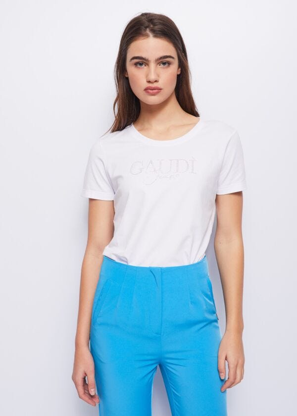 T-shirt with logo Gaudì Jeans