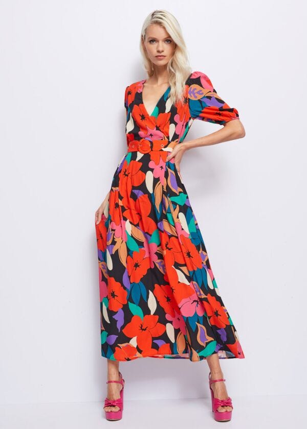Dress with floral print Gaudì Fashion