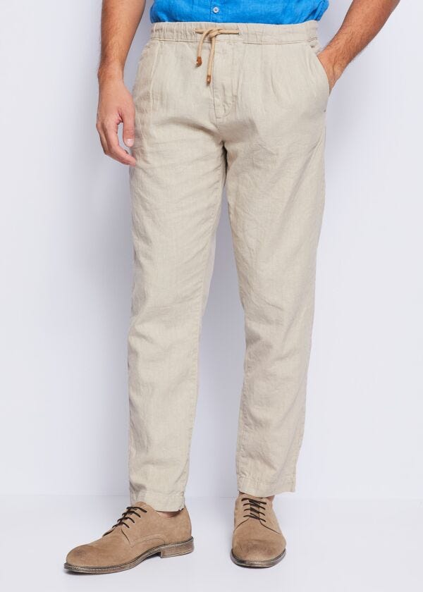 Pantalon en lin et coton Gaudì Homme