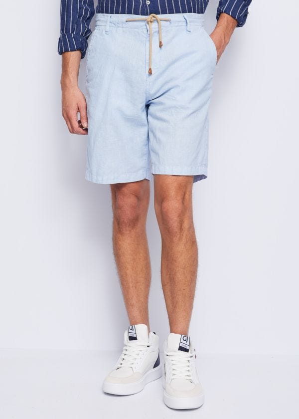 Linen and cotton Bermuda shorts Gaudì Uomo