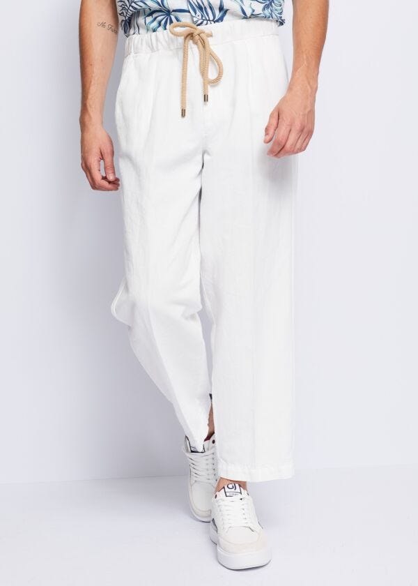 Pantaloni cropped con coulisse Gaudì Uomo
