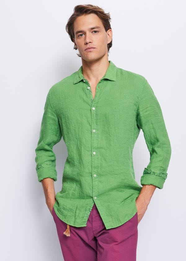 Camicia in lino Gaudì Uomo