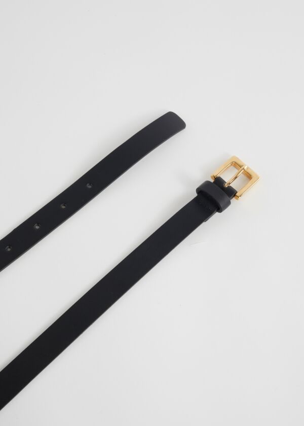 Faux-leather belt