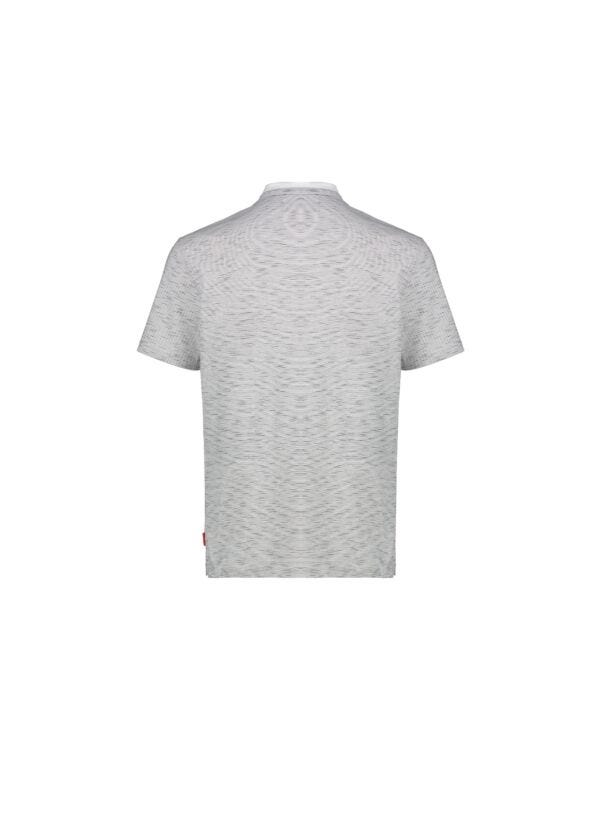 Striped T-shirt with buttons