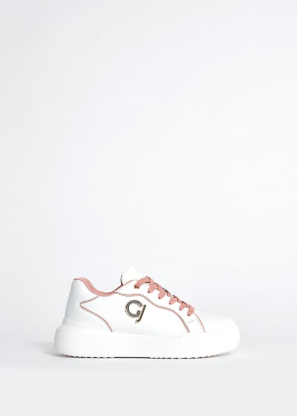 Leather trainers with logo Gaudì Fashion