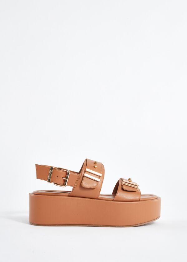 Sandali in similpelle con fasce larghe Gaudì Fashion
