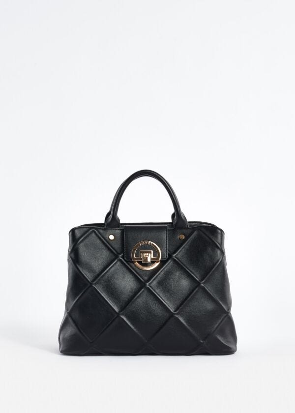 Borsa a mano in similpelle a rombi Gaudì Fashion
