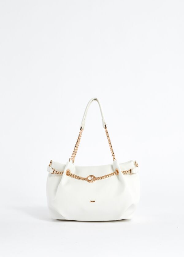Borsa a mano in similpelle con catena Gaudì Fashion