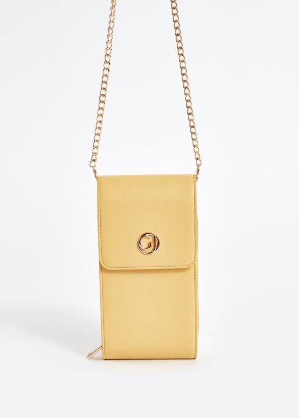 Faux-leather mobile phone holder with logo Gaudì Fashion
