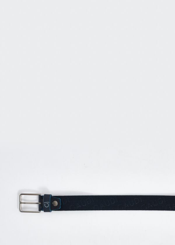Belt with all-over logo