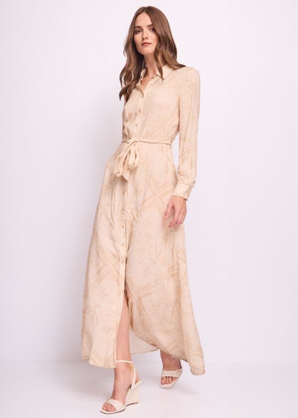 Women's shirt dress with print Gaudì Jeans