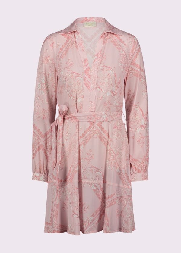 Women's printed muslin dress