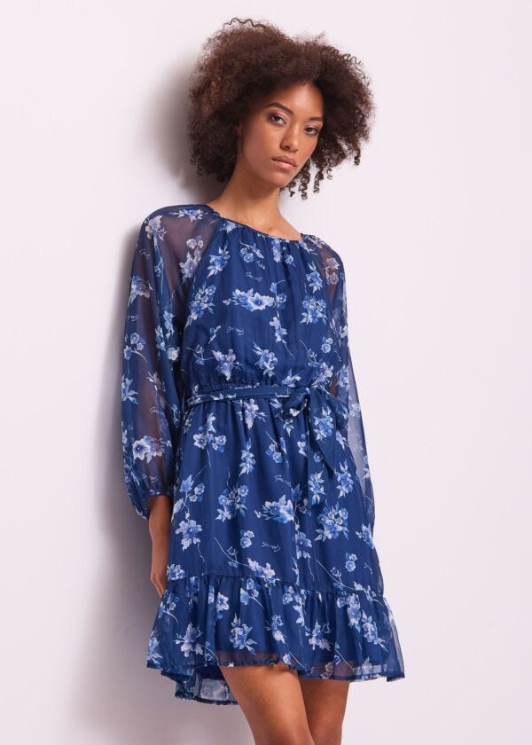 Women's floral organza dress Gaudì Jeans