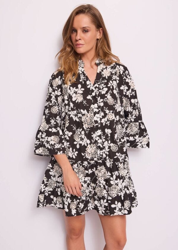Women's floral cotton dress Gaudì Jeans