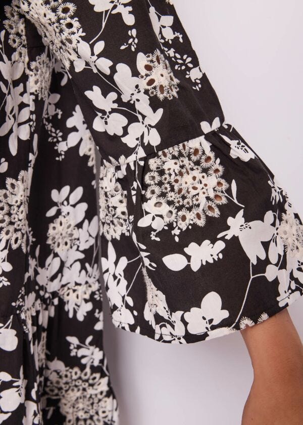 Women's floral cotton dress