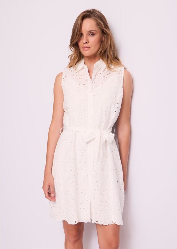 Vestido de mujer de encaje Sangallo Gaudì Jeans