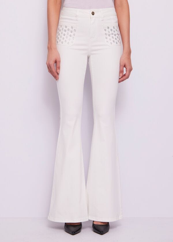 Pantaloni da donna flare con tasche Gaudì Jeans