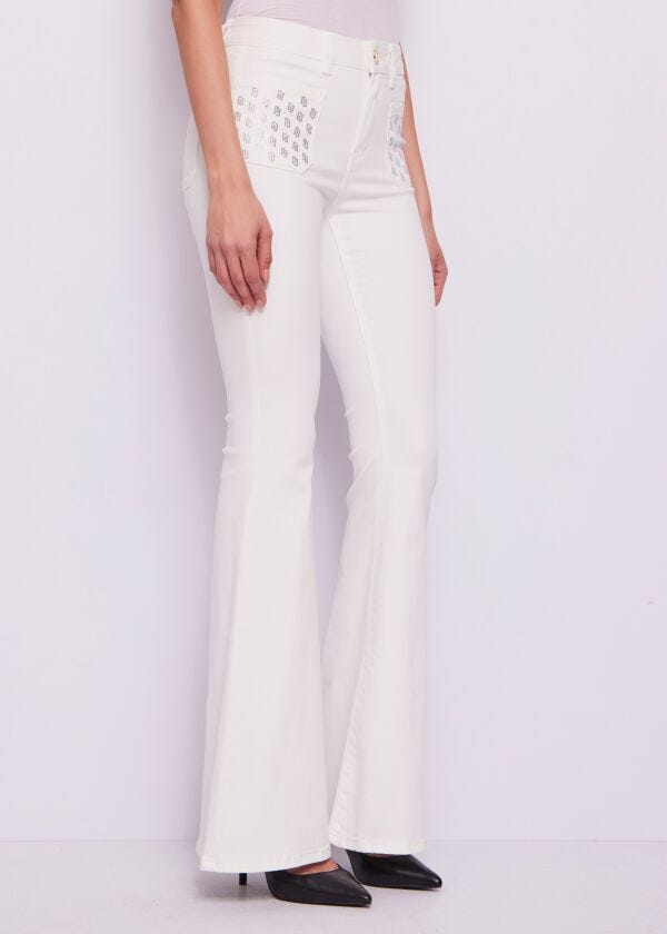 Pantaloni da donna flare con tasche
