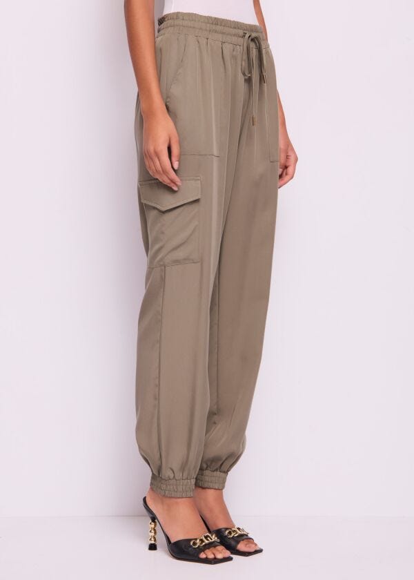Pantaloni da donna jogging cargo con coulisse Gaudì Jeans