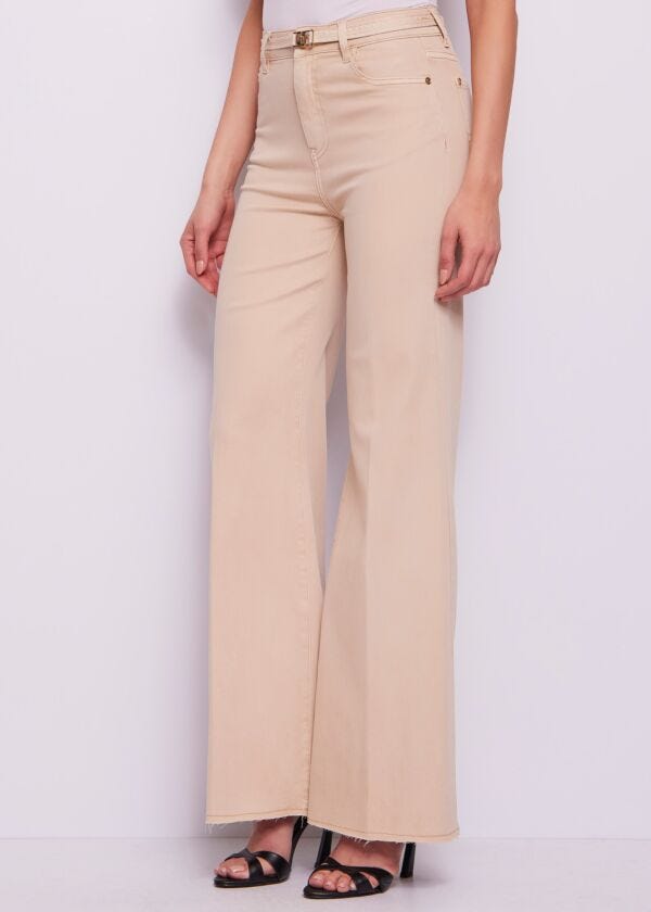 Bootcut flared cotton jeans