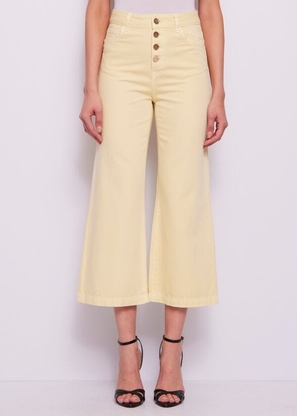 Jean droit en coton pour femme Gaudì Jeans