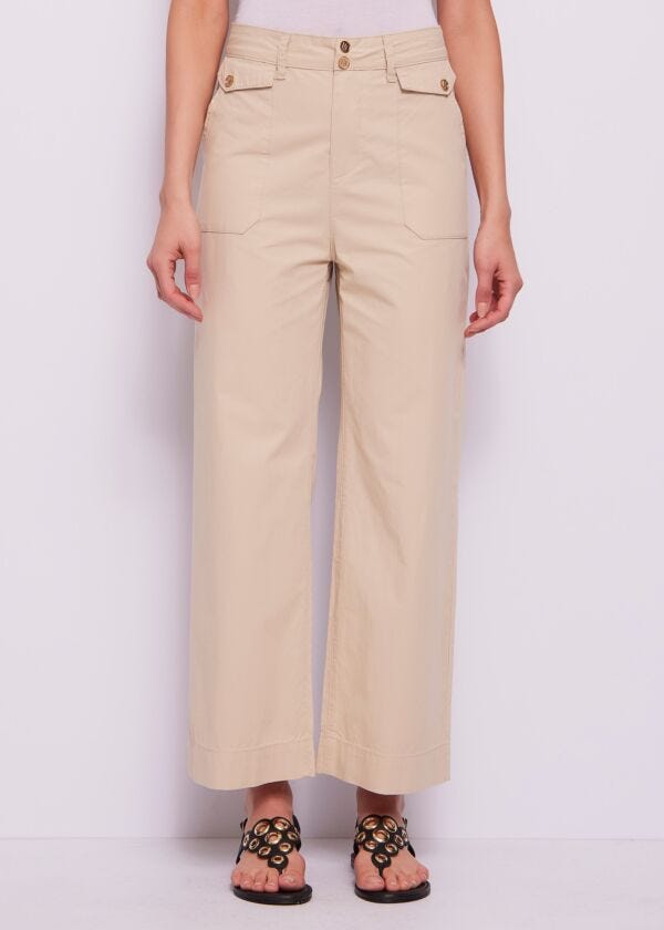 Pantalon cropped en coton pour femme Gaudì Jeans