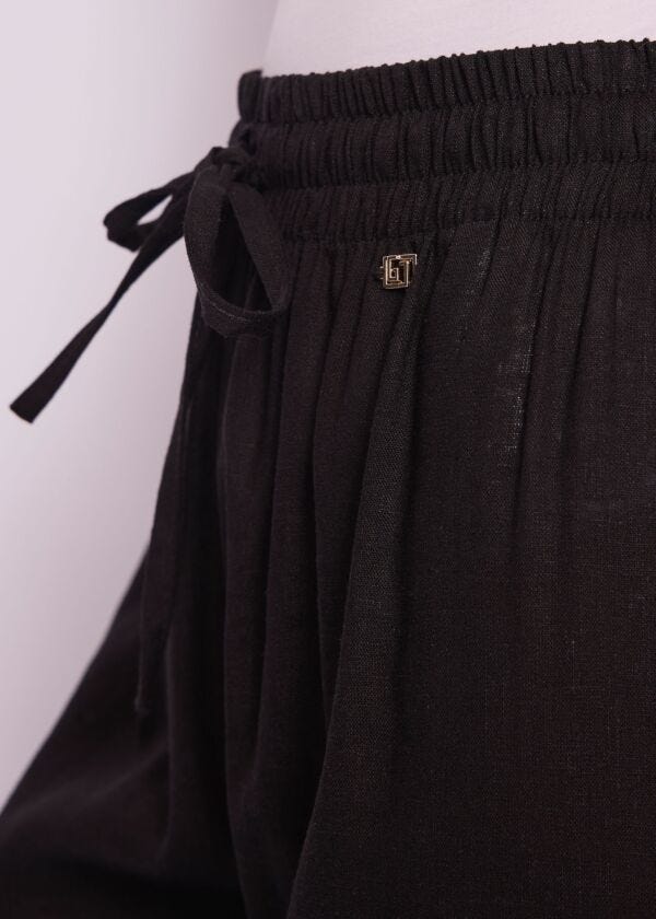 Pantalones cargo de lino para mujer