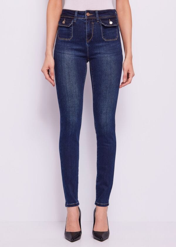 Jean skinny en coton pour femme Gaudì Jeans