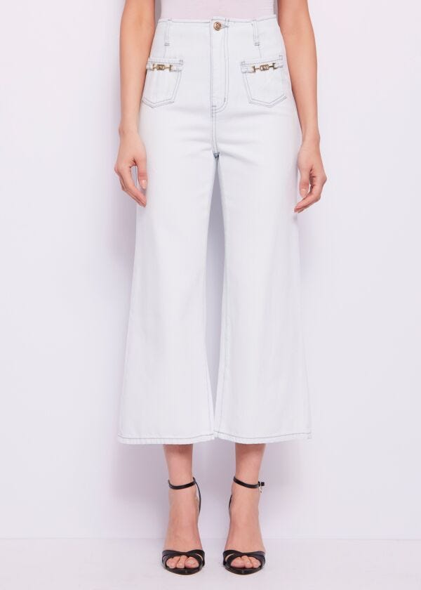 Jean droit en coton pour femme Gaudì Jeans