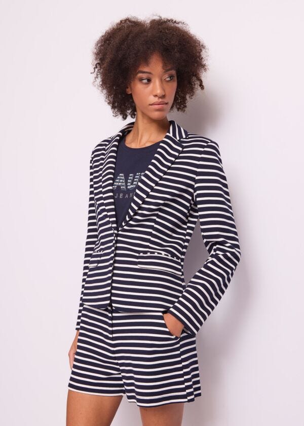 Blazer a rayas para mujer Gaudì Jeans