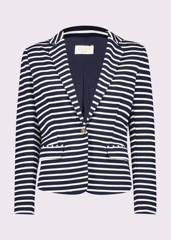 Blazer a rayas para mujer