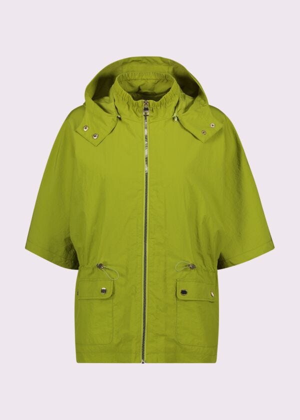 Women's green nylon jacket