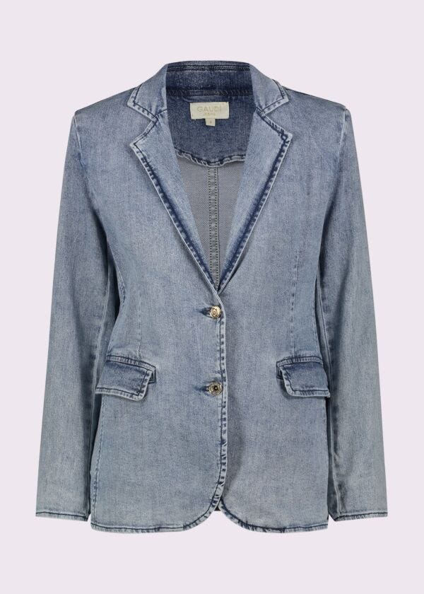 Blazer donna con bottoni logati