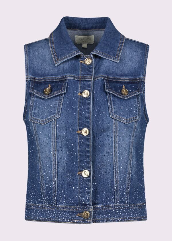 Gilet donna con bottoni logati Gaudì Jeans