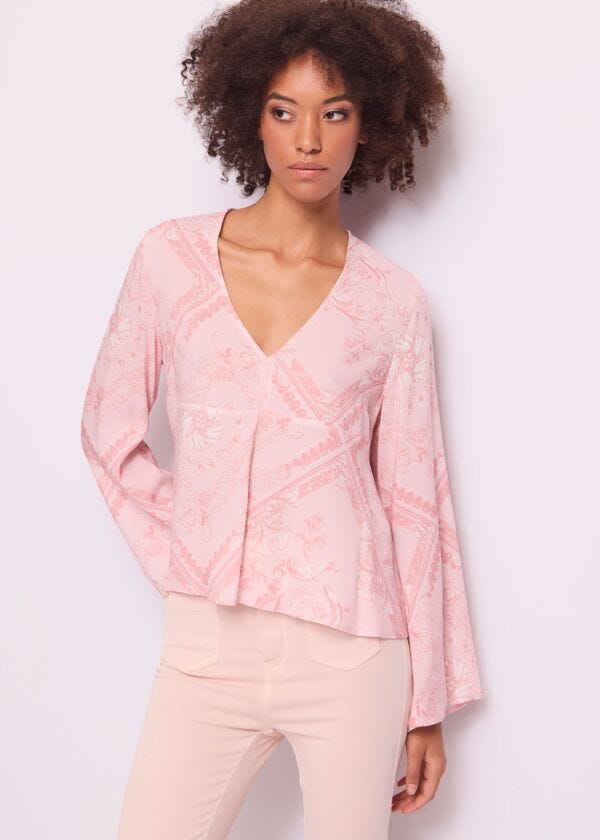 Women's printed muslin blouse Gaudì Jeans