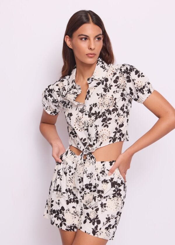 Camicia donnna con fiocco Gaudì Jeans