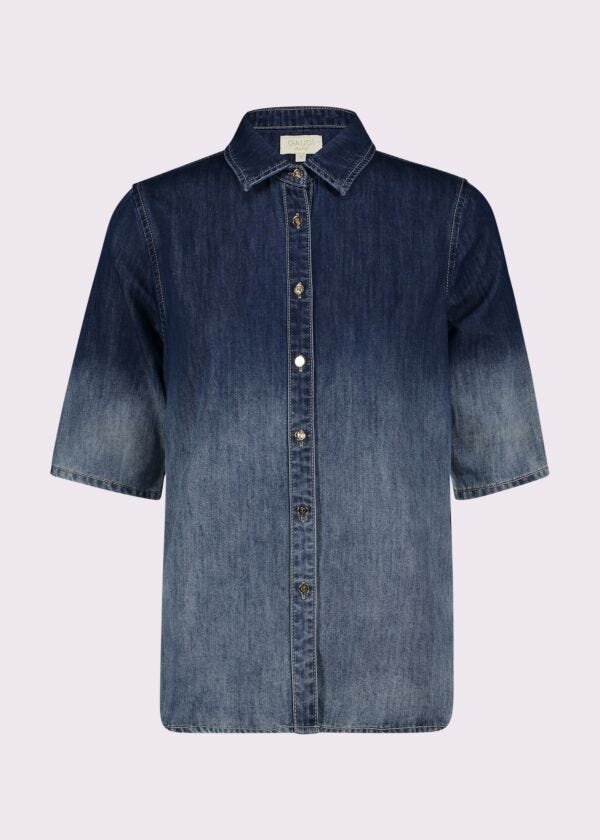 Women's cotton chambray shirt