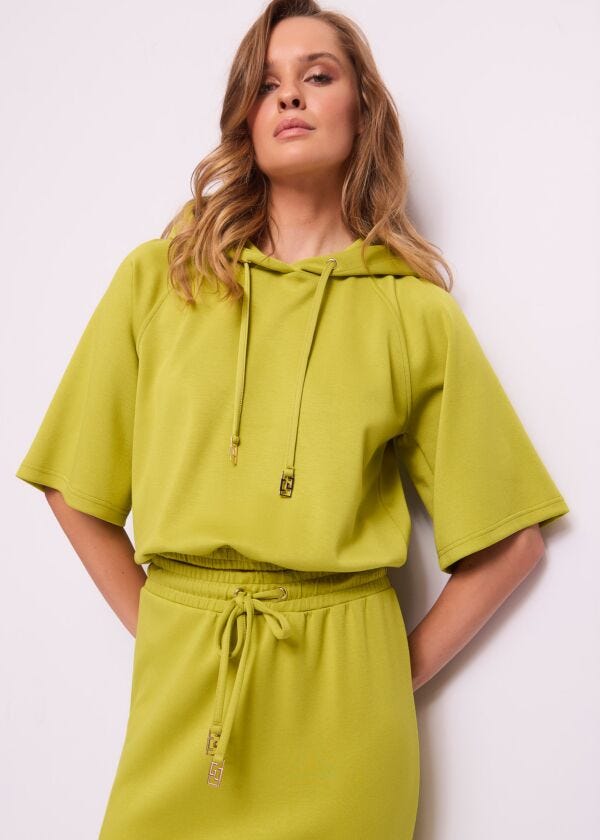 Women's green hoodie Gaudì Jeans
