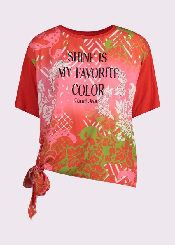 T-shirt avec imprimé pour femme
