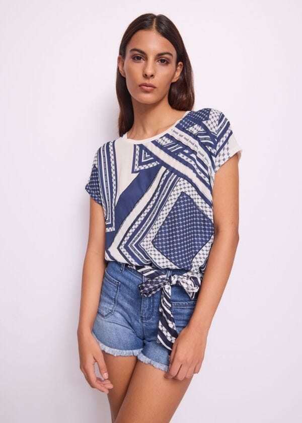 T-shirt avec imprimé pour femme Gaudì Jeans