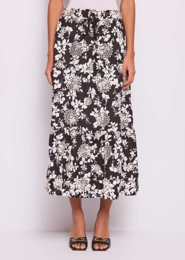 Printed cotton skirt Gaudì Jeans