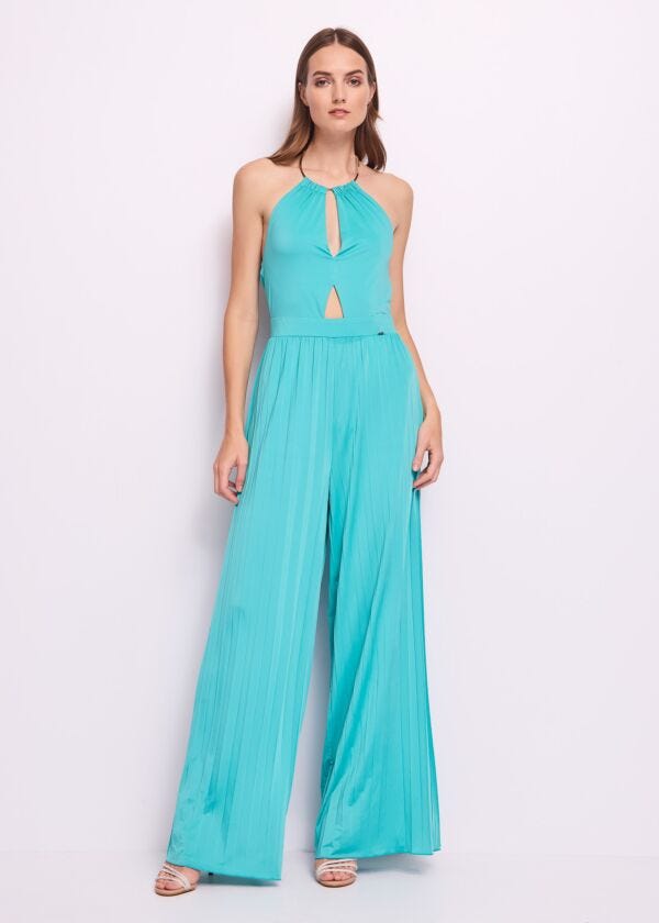 Women's green jersey jumpsuit Gaudì Fashion