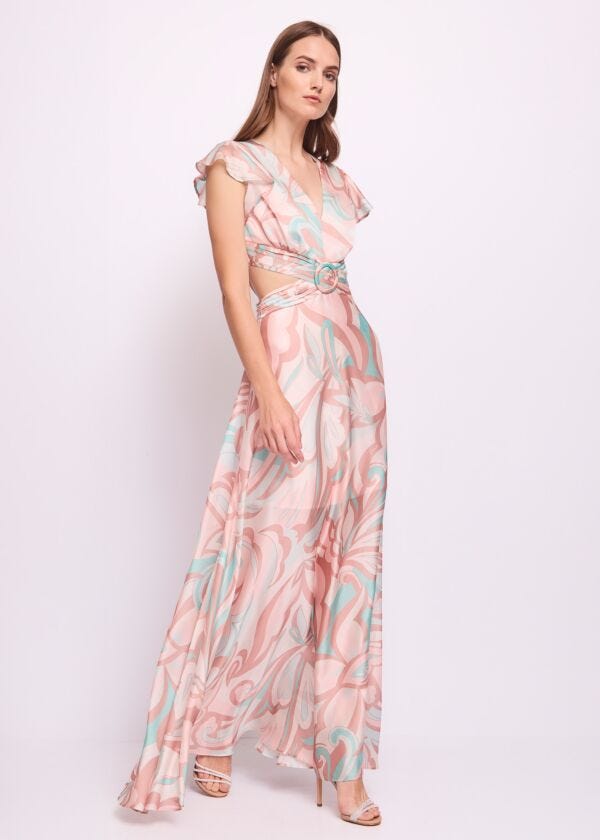 Women's printed chiffon dress Gaudì Fashion