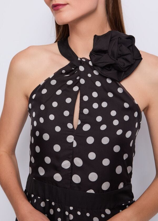 Combinaison en chiffon imprimé pour femme