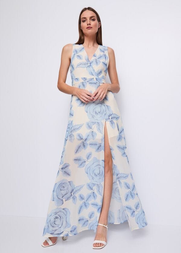 Women's printed georgette dress Gaudì Fashion