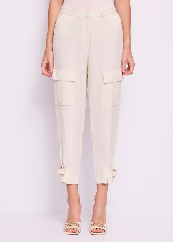 Women's linen-blend trousers Gaudì Fashion