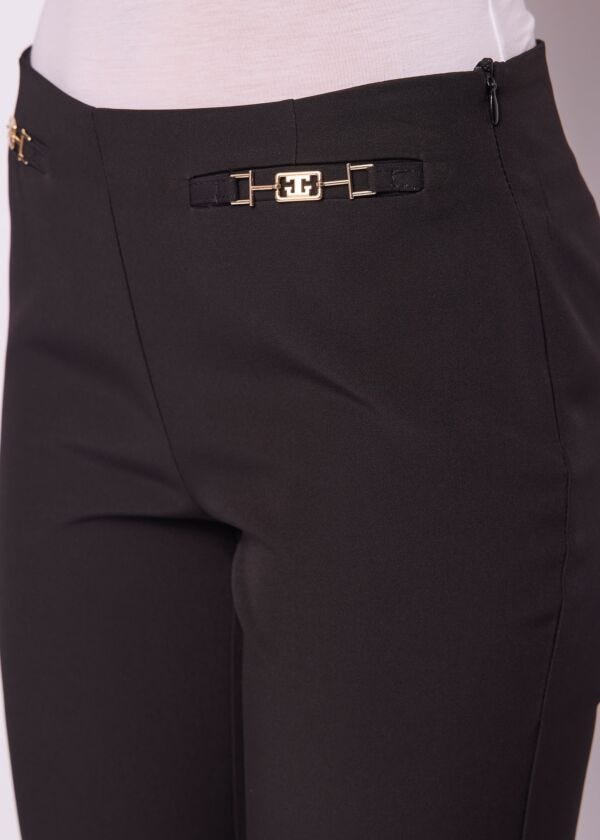 Culotte da donna neri in tessuto tecnico